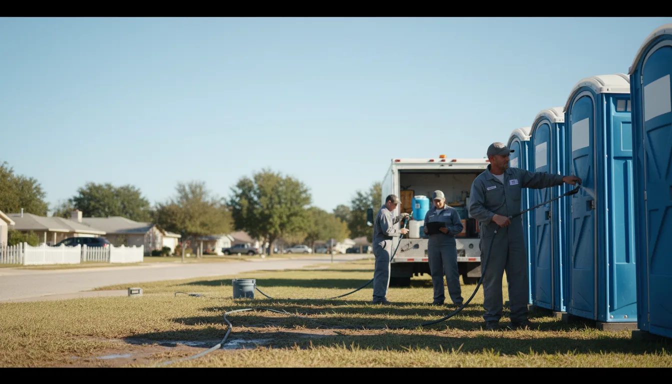 Long-Term Portable Toilet Rental in Desha, AR near me
